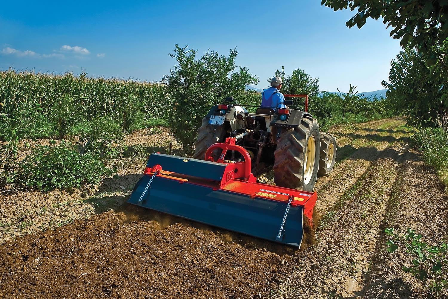 Garden Type Side Shifting Rotary Tiller